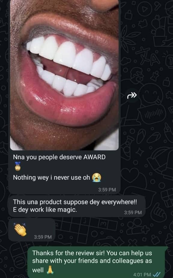 Customer testimonial screenshot 3