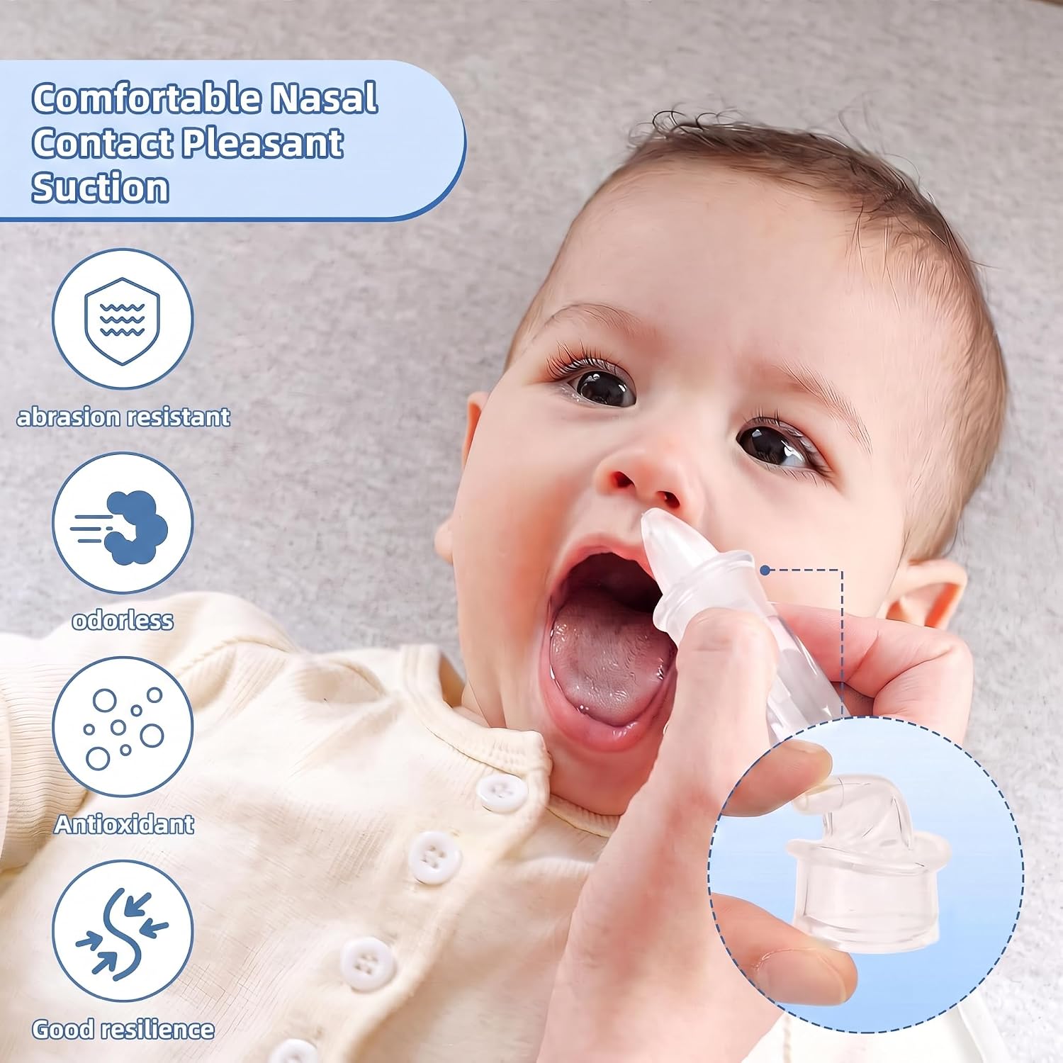 Baby nasal aspirator close-up
